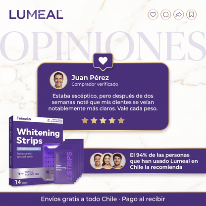Lumeal™ Tiras blanqueadoras dentales