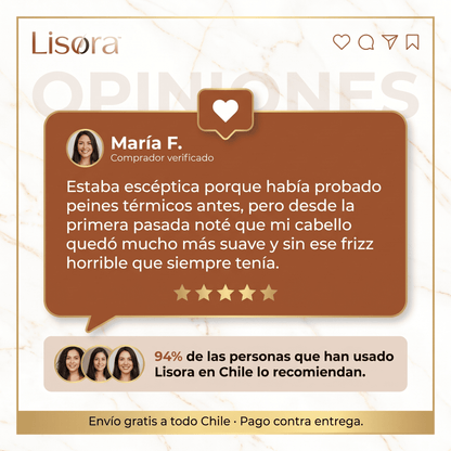 Lisora™ Peine Compacto Digital Alisador